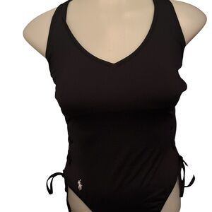 Ralph Lauren Black Swimsuit with Logo